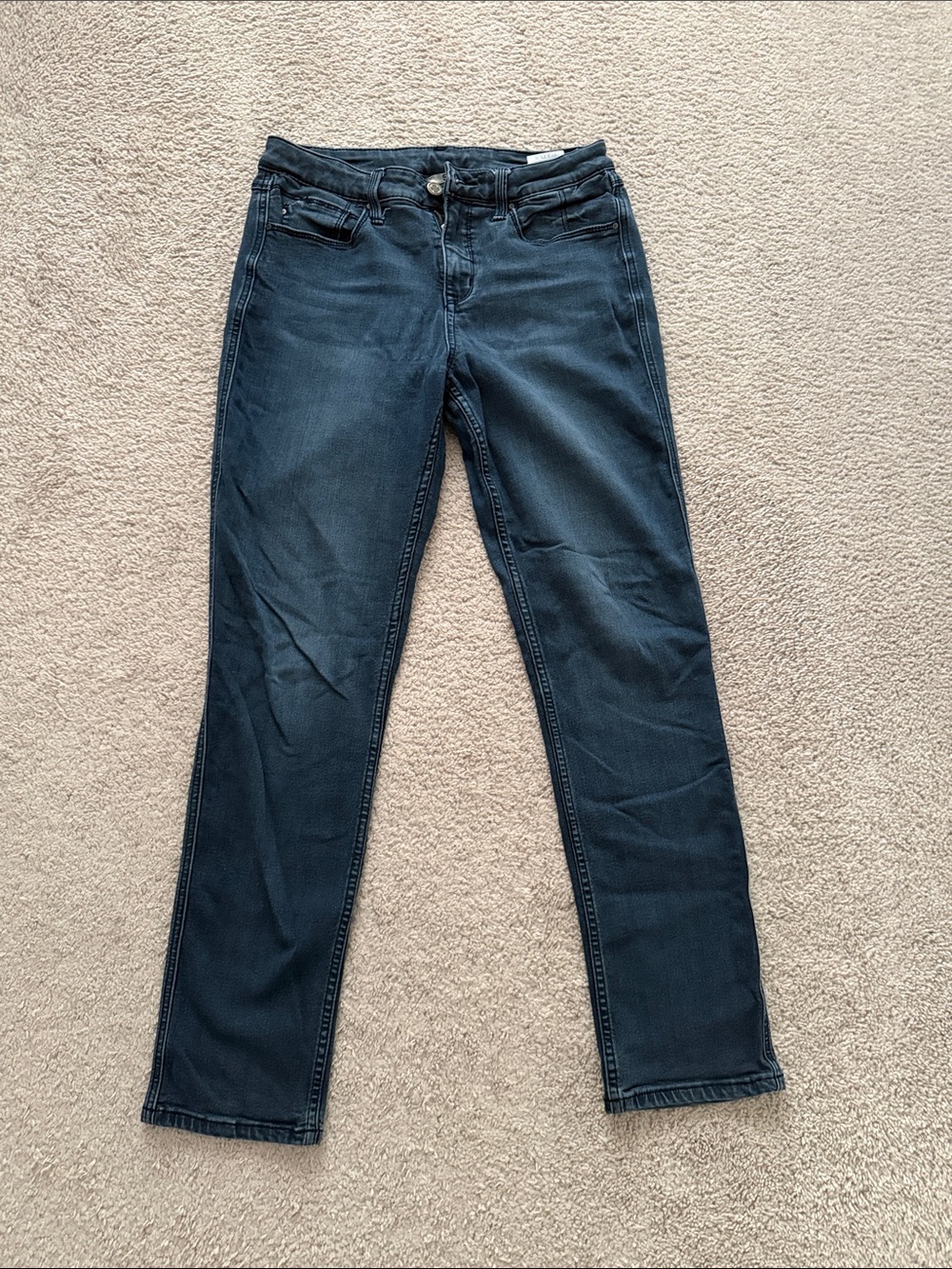 Laurie Felt Easy Skinny Classic Women's Dark Blue Straight-Leg Jeans